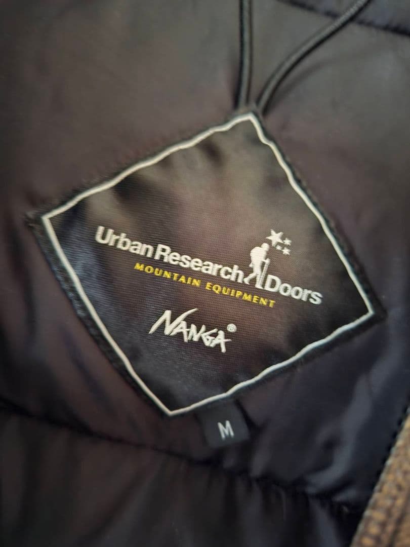 Urban Research Doors NANGA ダウンベスト M 黒