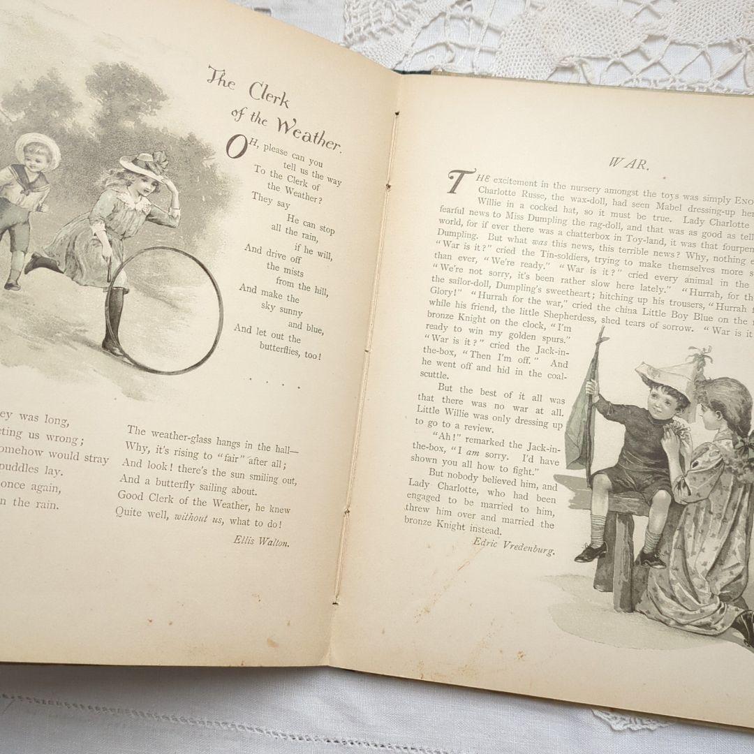 超稀少1891アーネストニスター絵本 初版本 洋書古書 児童書 ヴィクトリアン