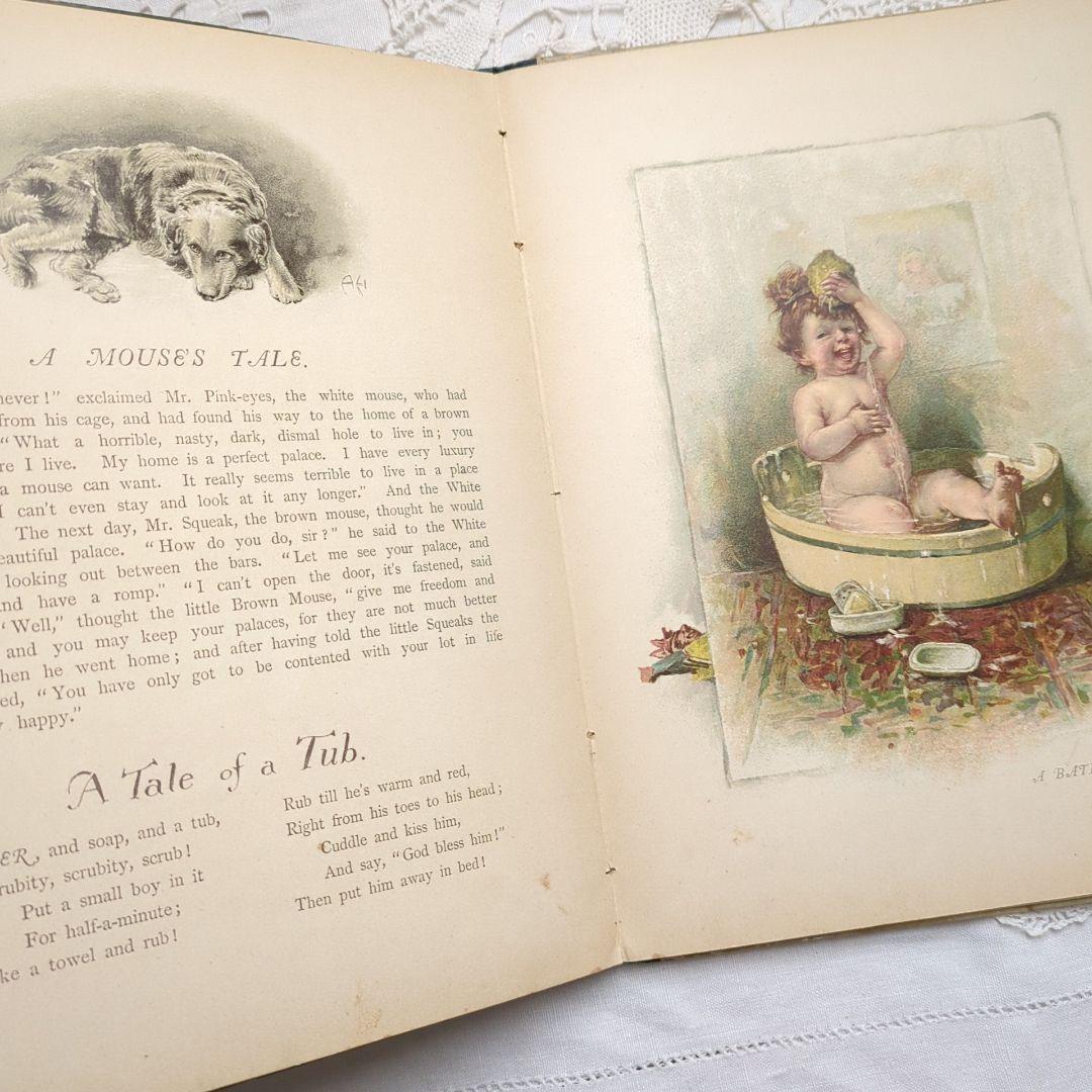 超稀少1891アーネストニスター絵本 初版本 洋書古書 児童書 ヴィクトリアン