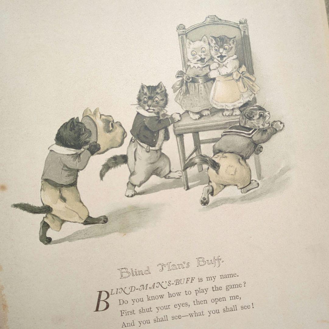 超稀少1891アーネストニスター絵本 初版本 洋書古書 児童書 ヴィクトリアン