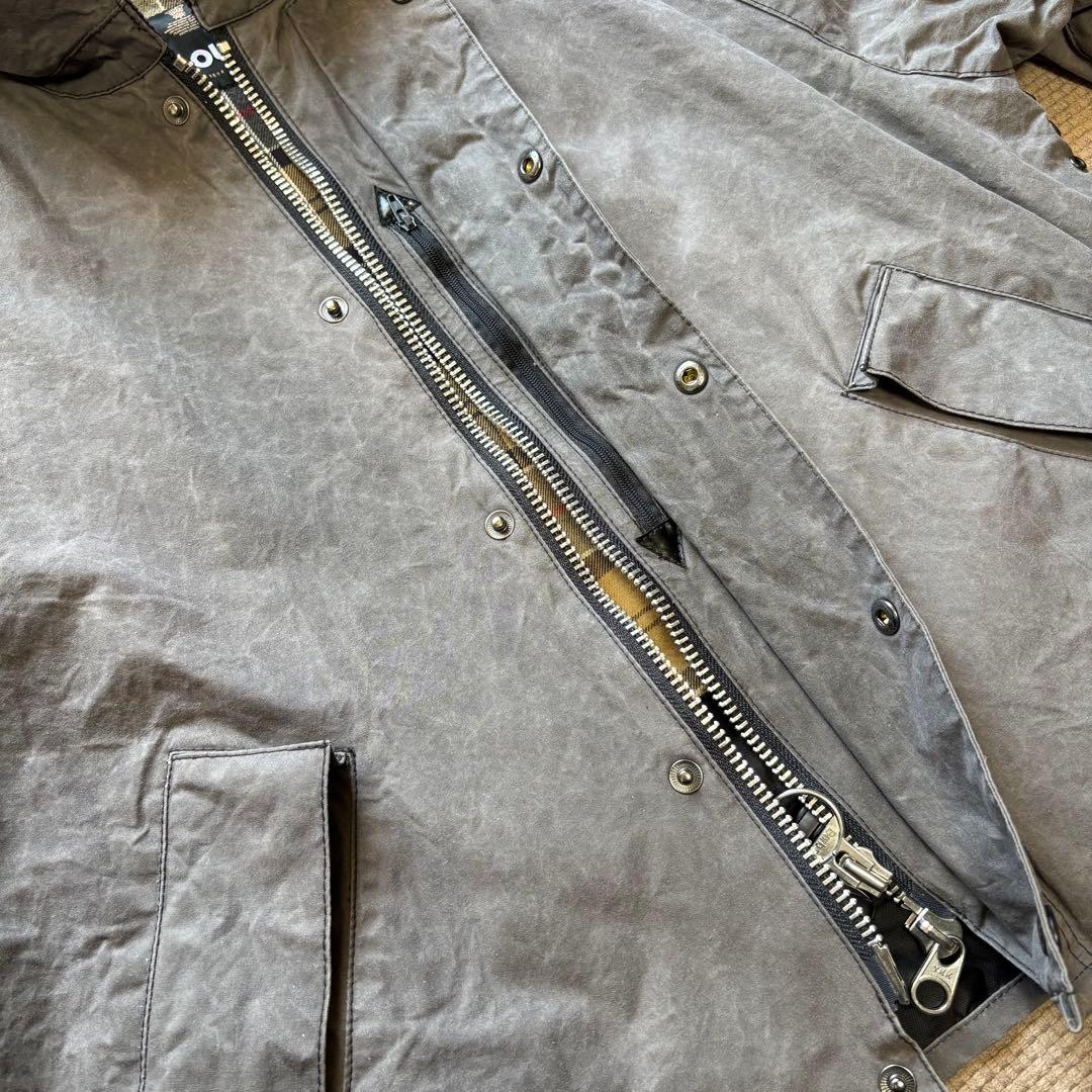 【雰囲気◎】Barbour バブアー トランスポート オイル抜き 36 グレー