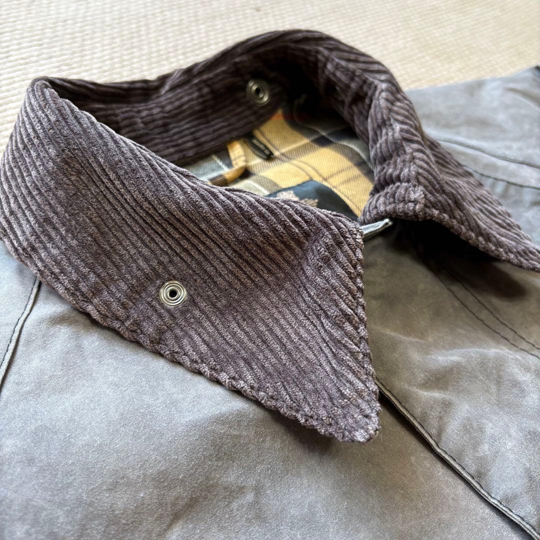 【雰囲気◎】Barbour バブアー トランスポート オイル抜き 36 グレー