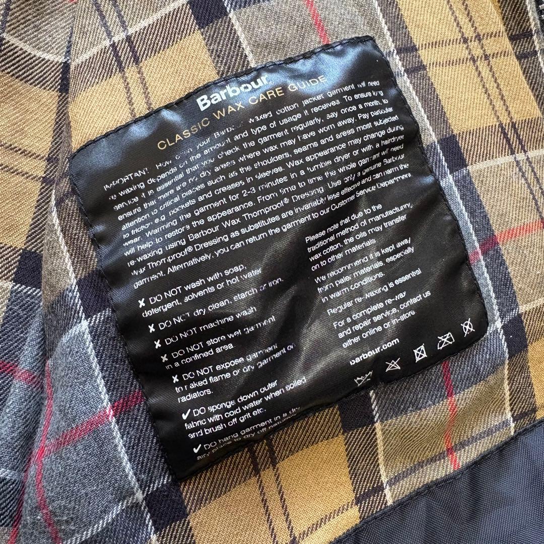 【雰囲気◎】Barbour バブアー トランスポート オイル抜き 36 グレー