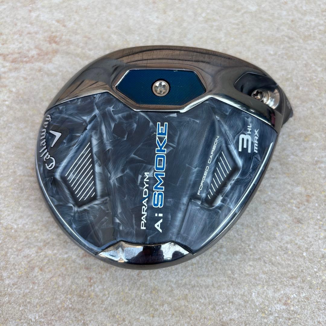 キャロウェイ　パラダイムAIスモークMAXフェアウェイウッド　3HL ヘッドのみ