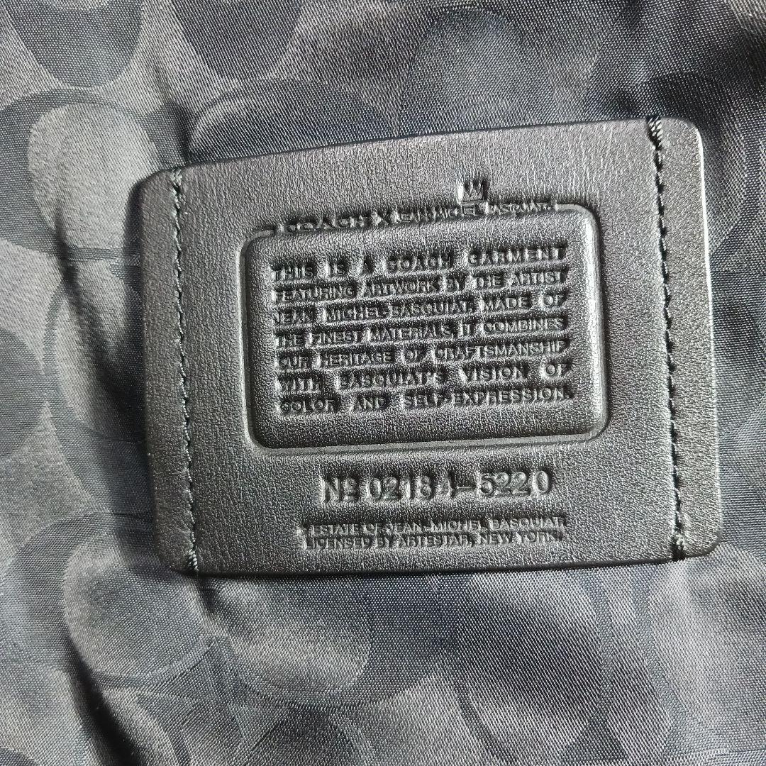 コーチ×ジャンミシェルバスキア　コラボ　ダブルライダース　XLサイズ　ラムレザー