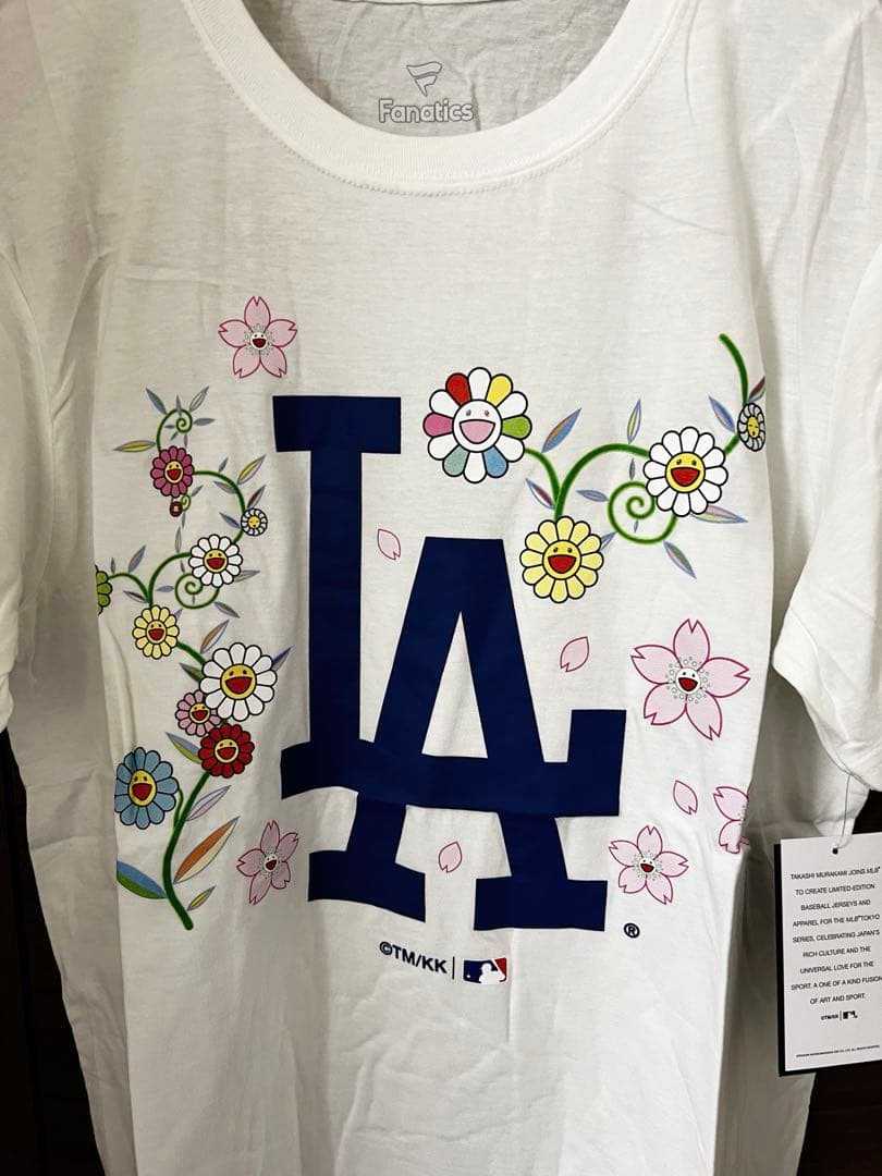 限定完売品 ドジャース 村上隆 特別コラボ Tシャツ サイズM ホワイト