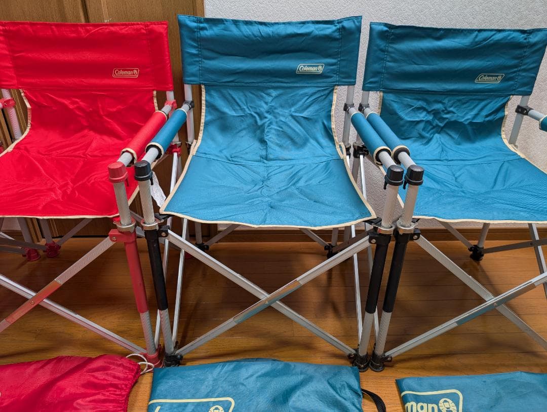 コールマン　スリムキャプテンチェアα　4個セット