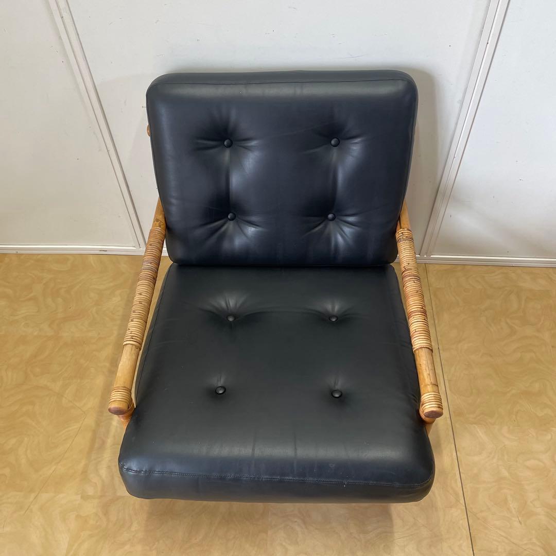 ヤマカワラタン アームチェア 山川ラタン 籐 椅子 イス チェア ビンテージ