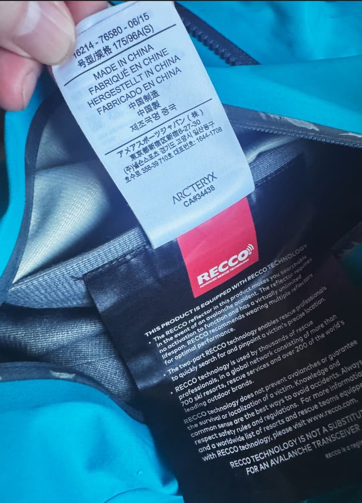 arc'teryx Sabre jacket 上下セット gore-tex