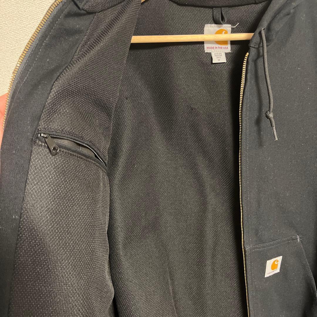 Carhartt ブラック アクティブジャケット サイズM