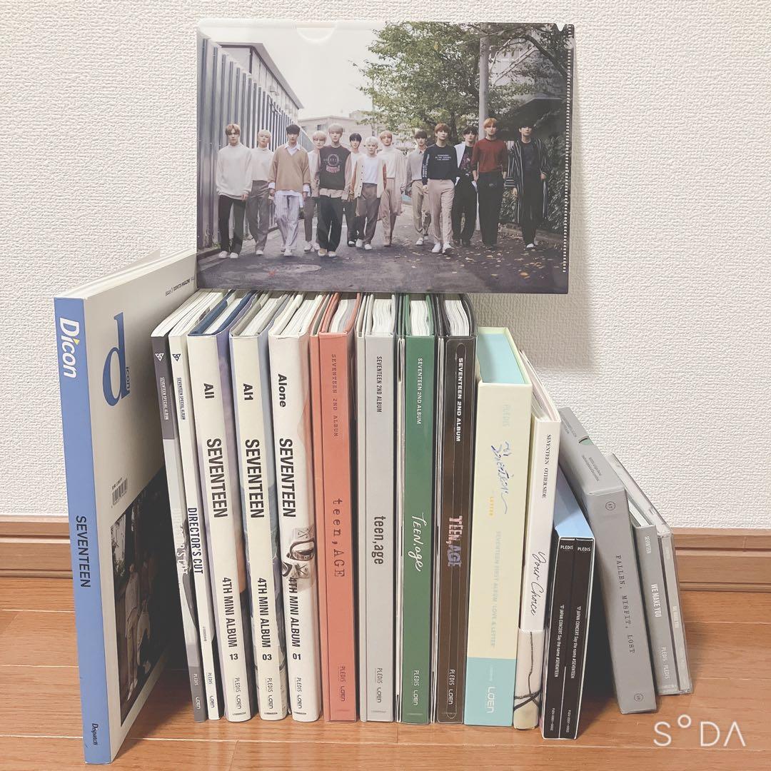 【交渉歓迎！】《SEVENTEEN》 CDアルバム等まとめ売り★販売終了品多数★