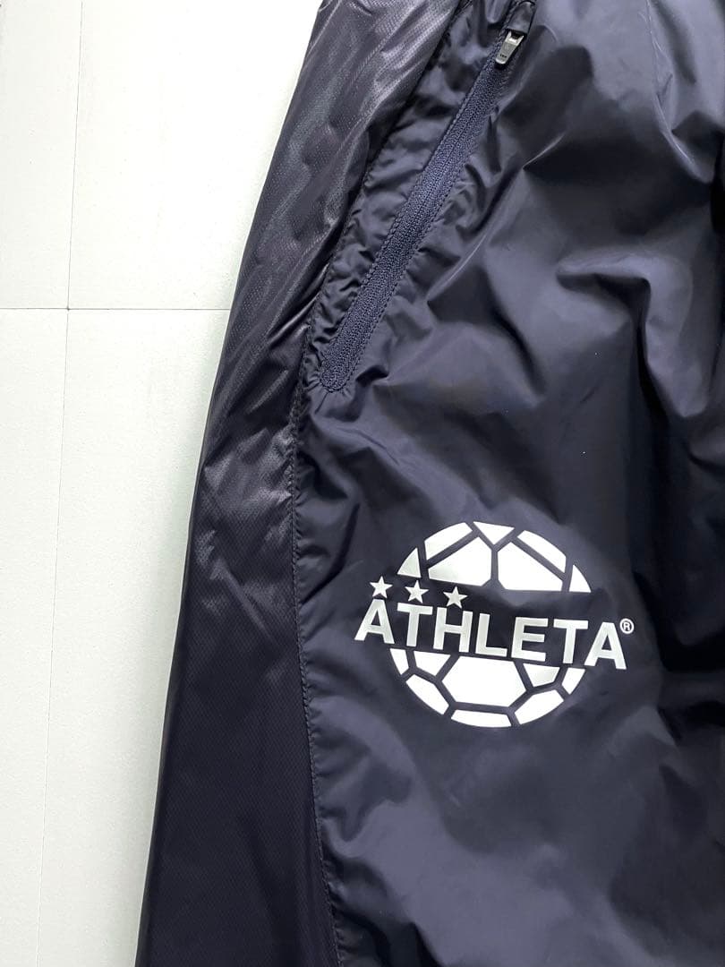 ATHLETA ウインドブレーカーセットアップ　ダークネイビー　L　ピステスーツ