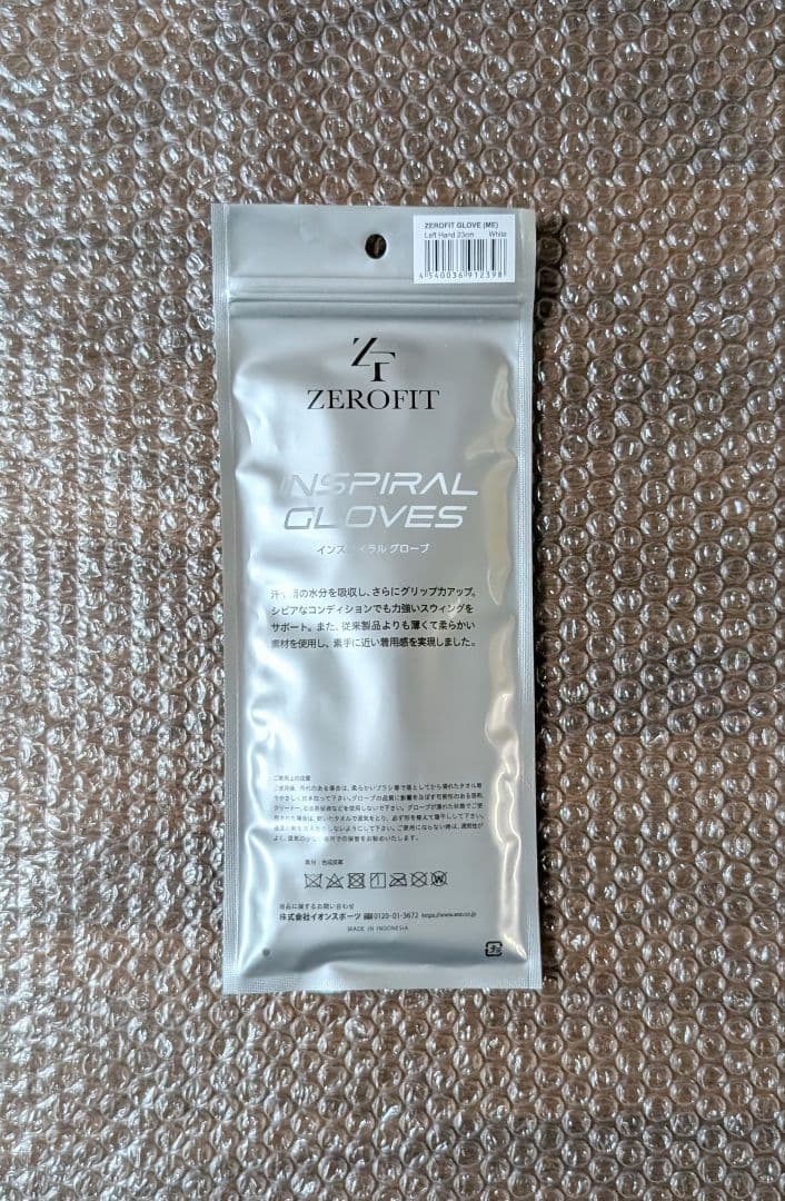 新品　7個セット イオンスポーツ ゼロフィット ゴルフグローブ 24cm