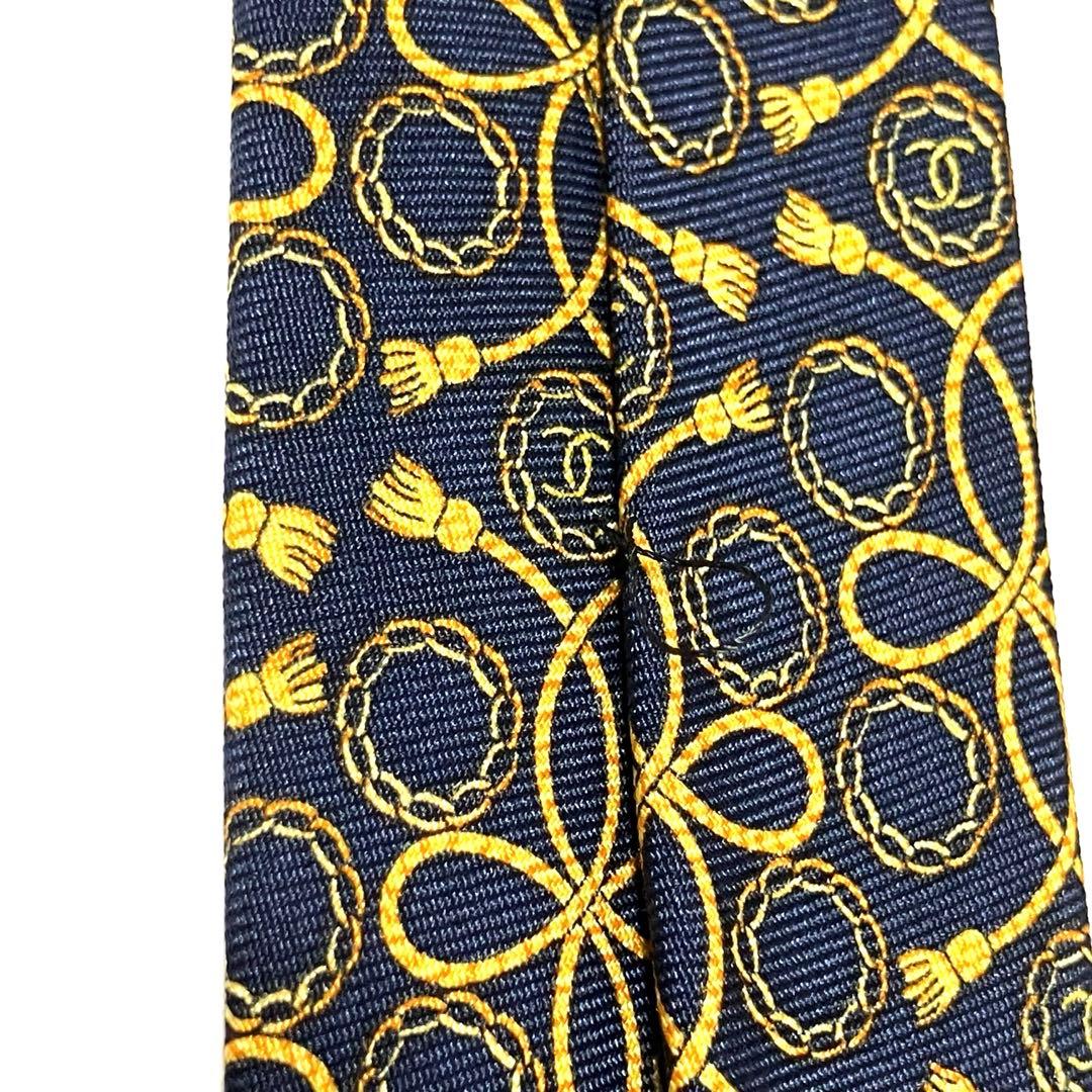 CHANEL シャネル ネクタイ メンズ チェーン ブランド V9