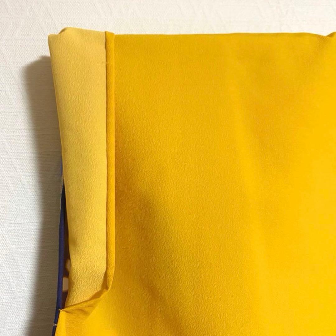 【舞台衣装】 。桜のような花の模様 金彩 単衣 バチ衿 身丈約157cm