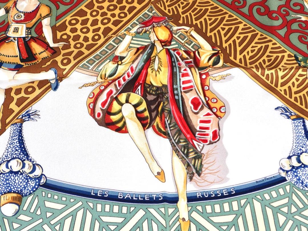 ◇エルメス◇カレ90/ロシア バレエ/スカーフ/スカーフ/シルク/希少品