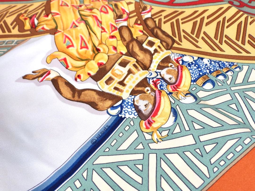 ◇エルメス◇カレ90/ロシア バレエ/スカーフ/スカーフ/シルク/希少品