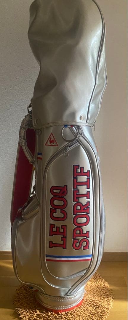 ルコックキャディーバッグカート用6分割シルバーエナメル