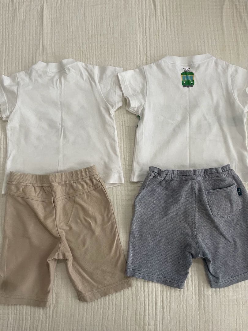 ファミリア　男の子　80 Tシャツ　パンツ　スタイ　セット