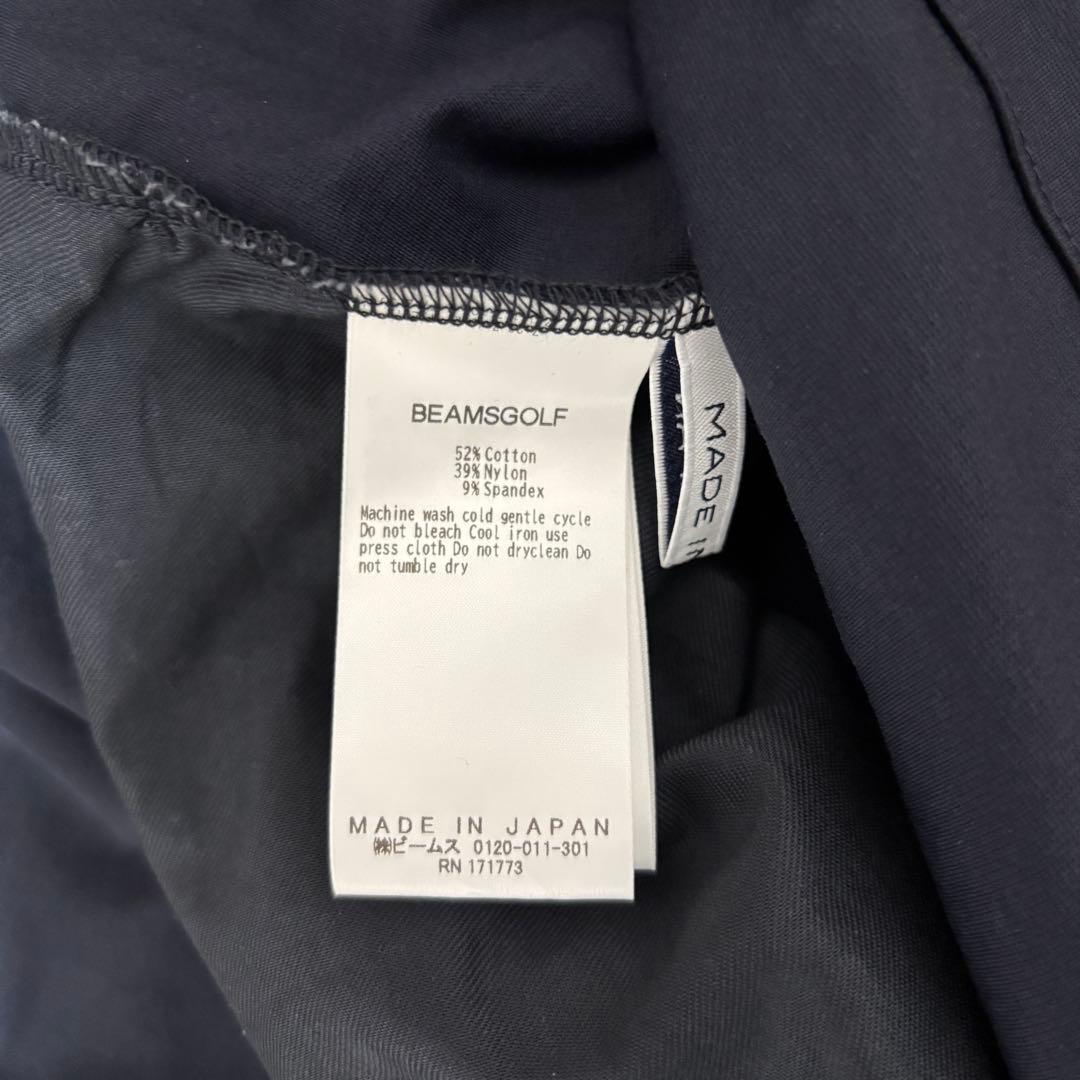 BEAMS GOLF ORANGE LABEL ストレッチモックネックシャツ