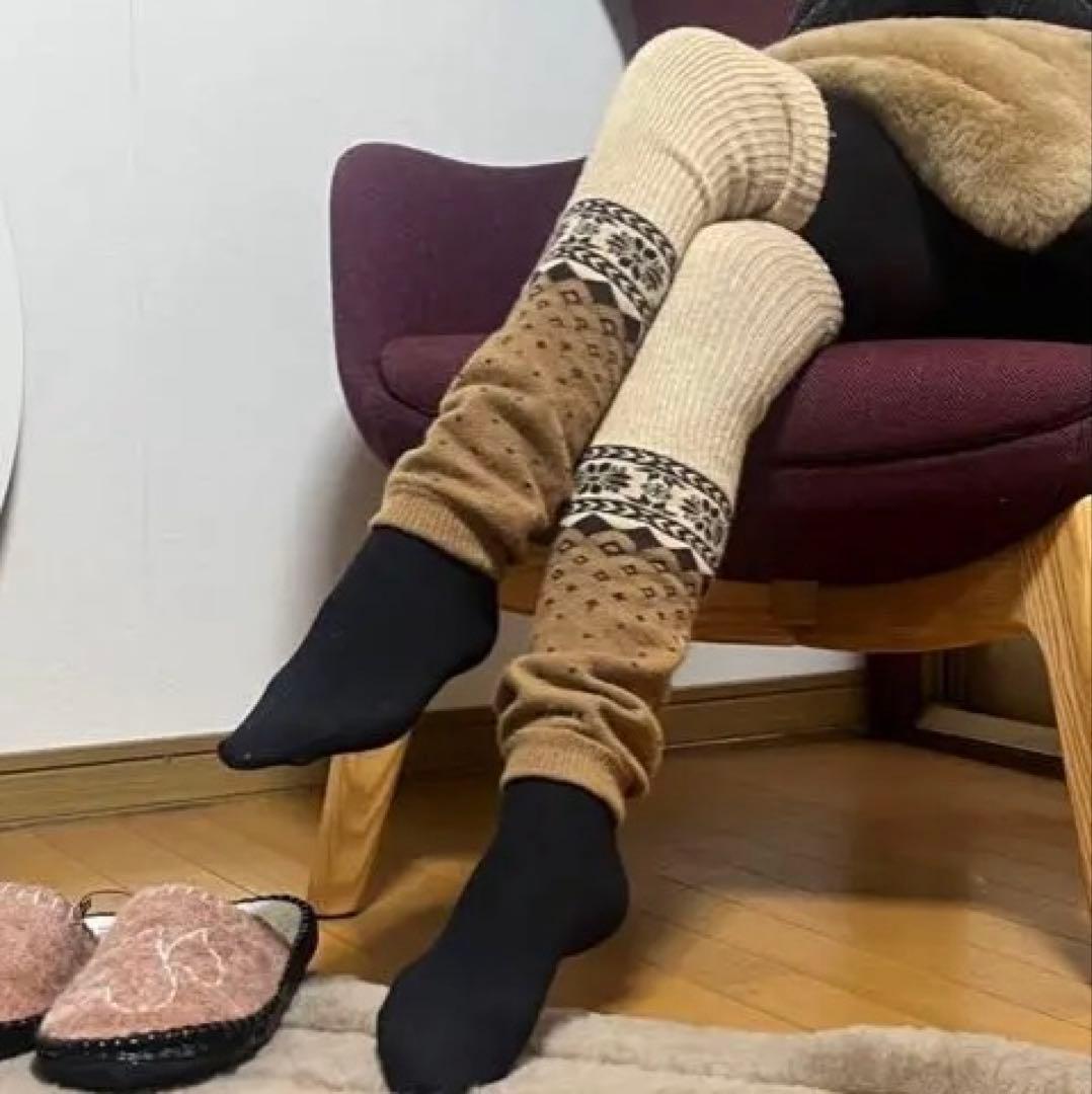 モンゴルウール　レッグウォーマー