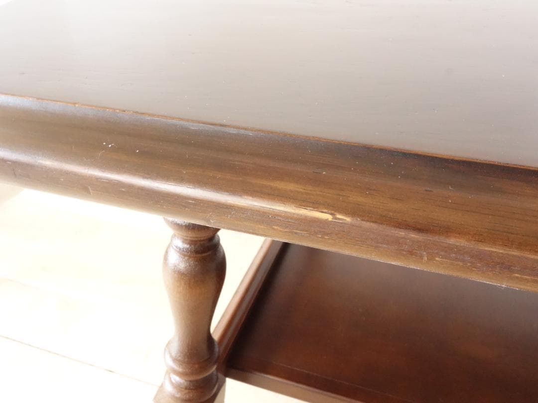 飛騨産業　キツツキ　センターテーブル　ＵＳＥＤ　再塗装済