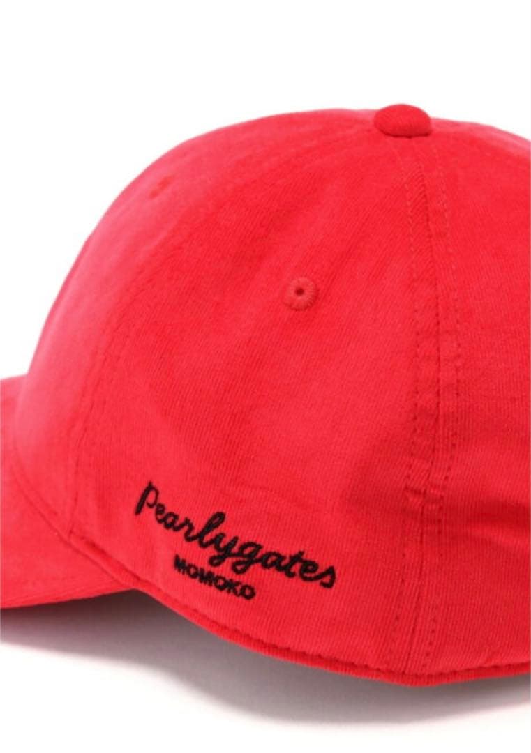 新品 未使用 PEARLY GATES トラッドラビット キャップ レッド