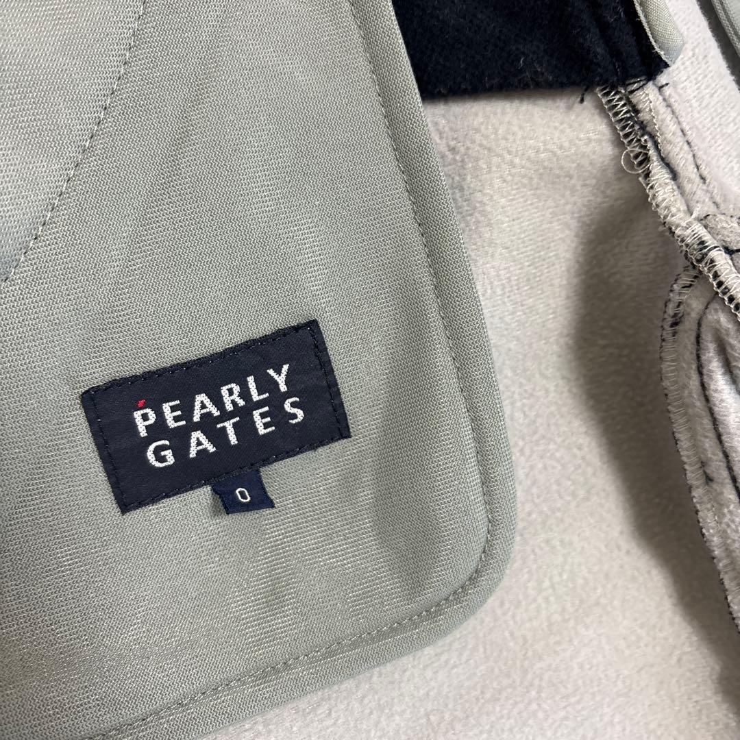 パーリーゲイツ 裏起毛 ロゴ 刺繍 ラウンド パンツ ストレッチ お洗濯可能