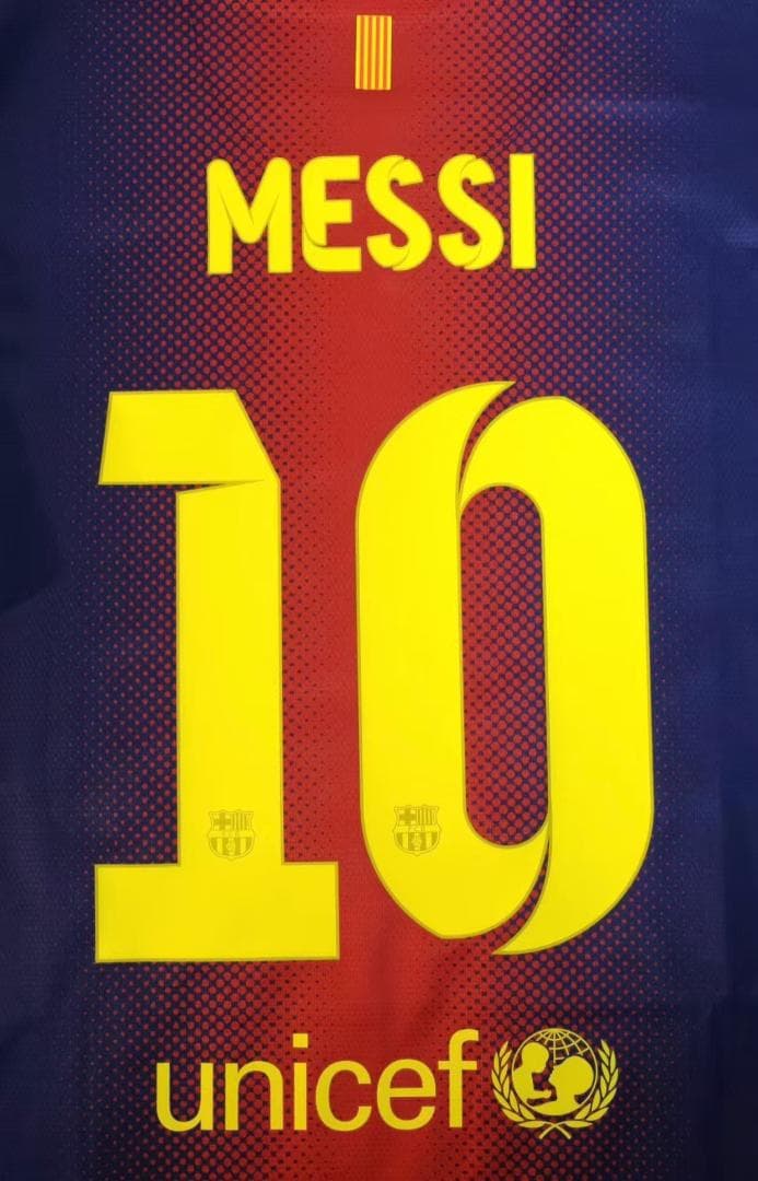 新品未使用 バルセロナ ホーム半袖 メッシ 10番