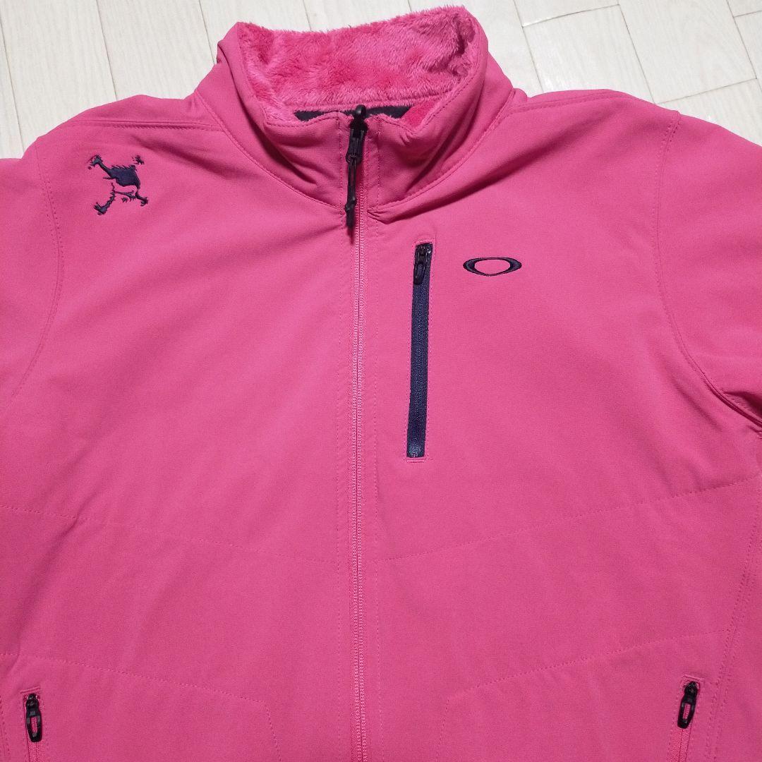 極美品　OAKLEY ボアジャケット　フリース　リバーシブル　ゴルフウェア
