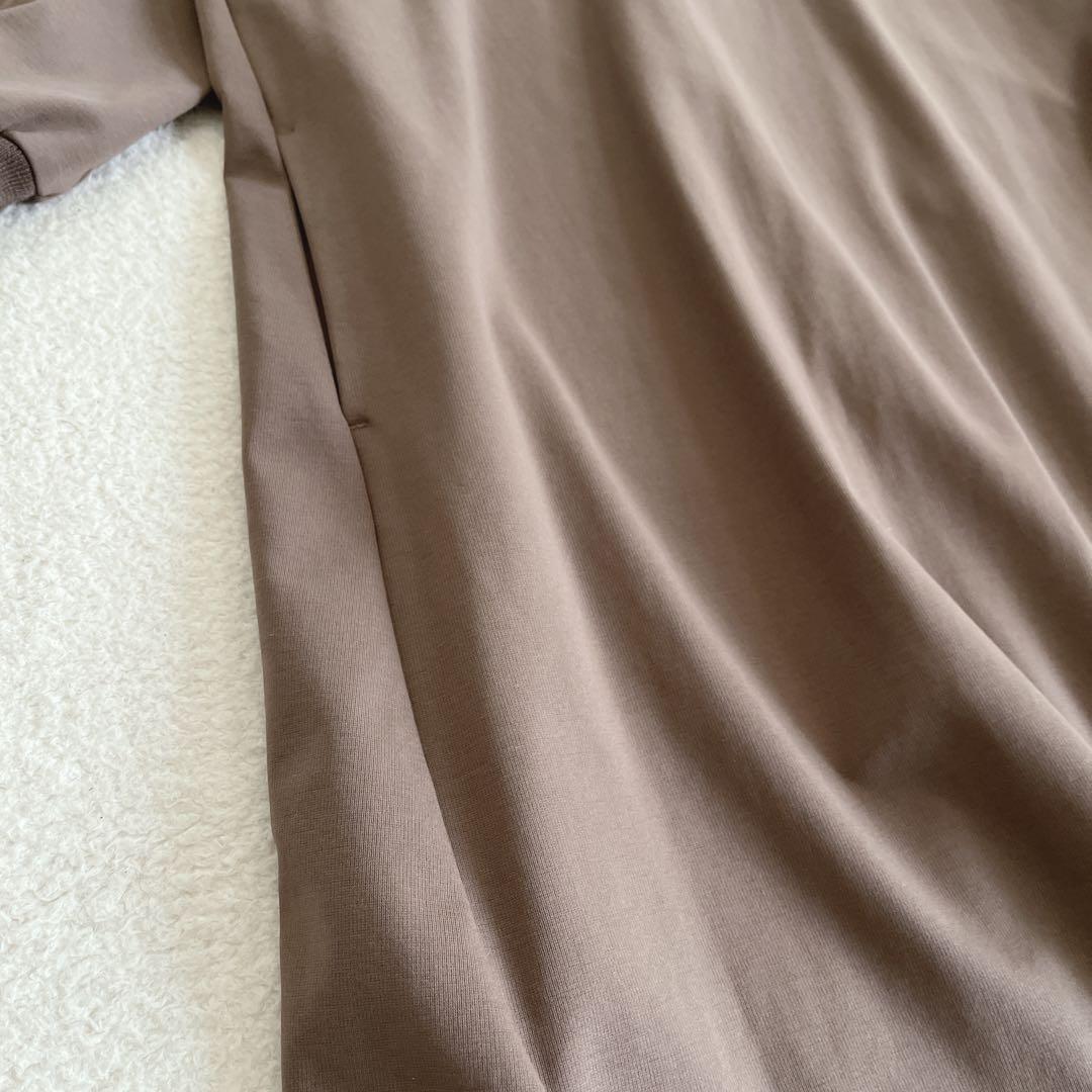 【美品】 クラシトリップス 北欧暮らしの道具店 ポンチ素材のワンピース モカ