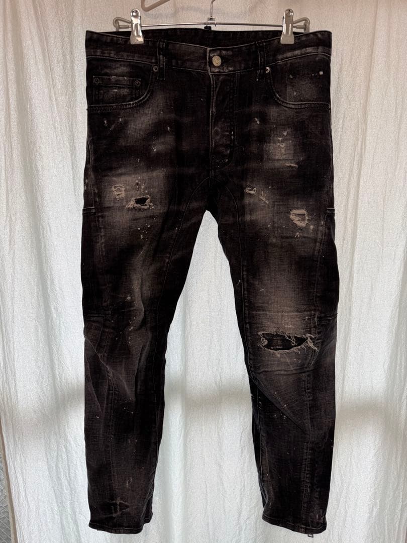 ルナリーDSQUARED2 ダメージ加工デニム 46