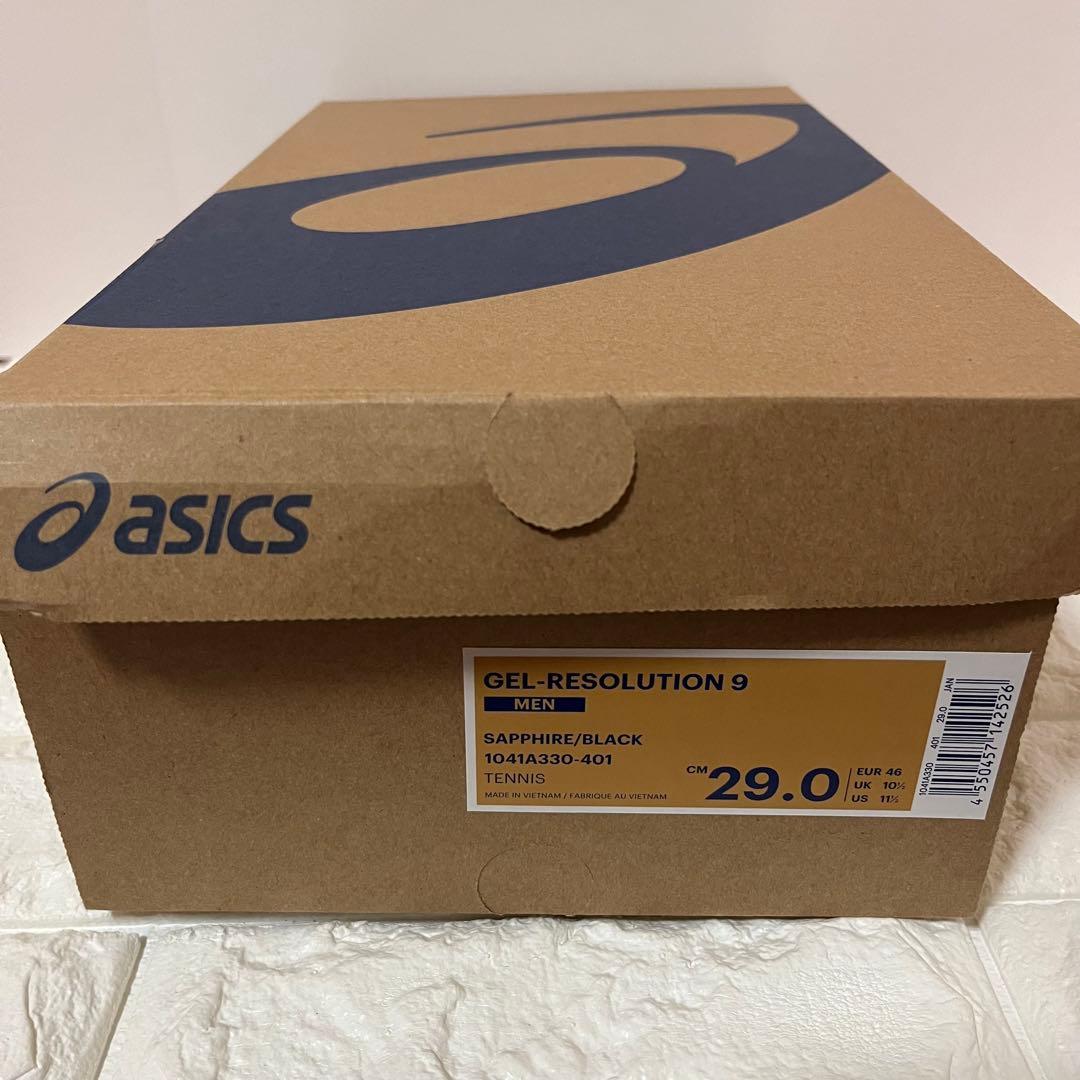 ほぼ新品　ASICS GEL-RESOLUTION 9 AC テニス 29cm