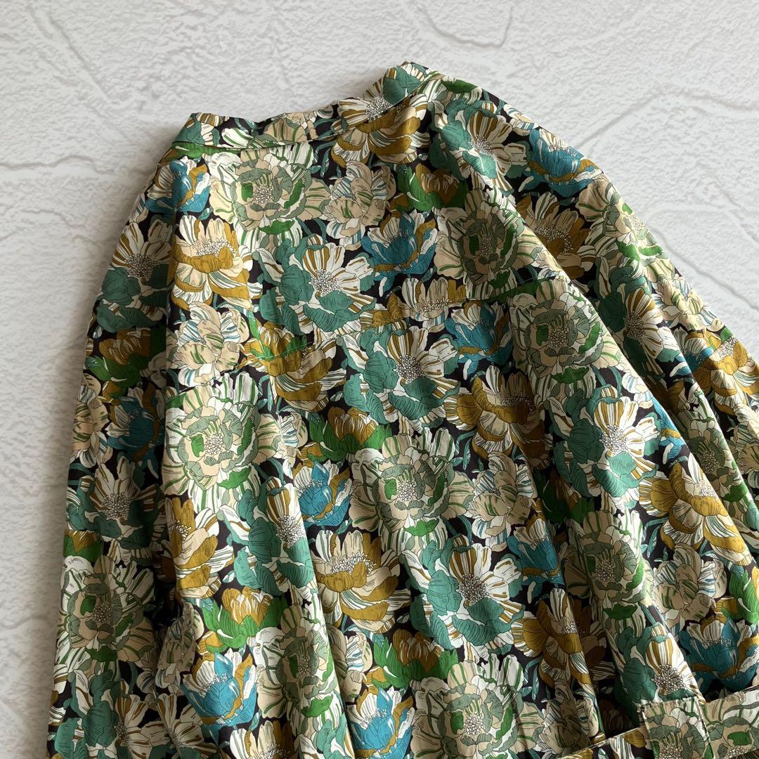 ✨未使用✨ミシェルボードウイン リバティ シャツワンピース 花柄 Aライン