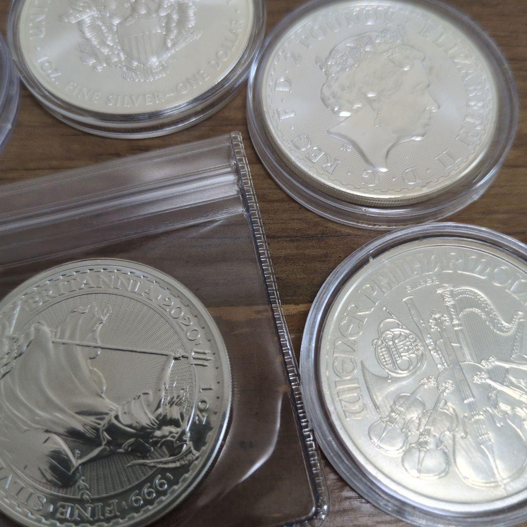 1oz　銀貨　5枚セット