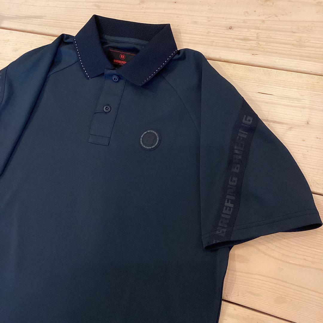 新品　正規品　BRIEFING BACK LOGO LINE POLO