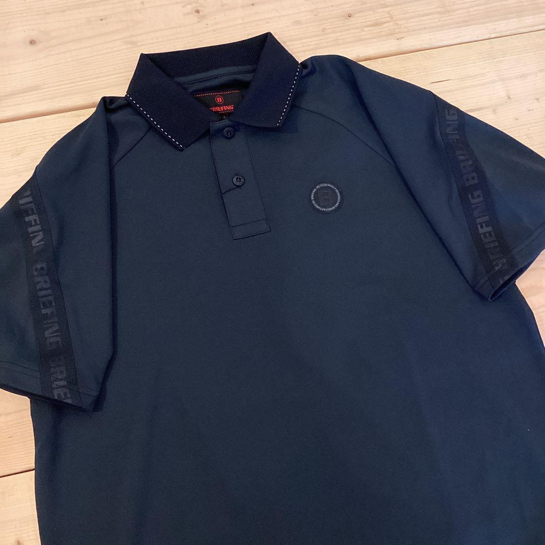 新品　正規品　BRIEFING BACK LOGO LINE POLO
