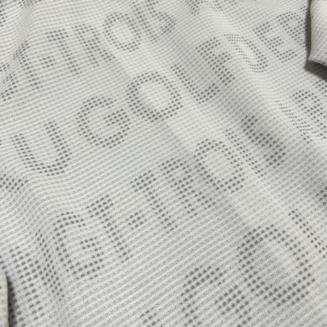 新品23区ゴルフ Sサイズ ストレッチ 総柄ロゴ ジャガードトラックジャケット