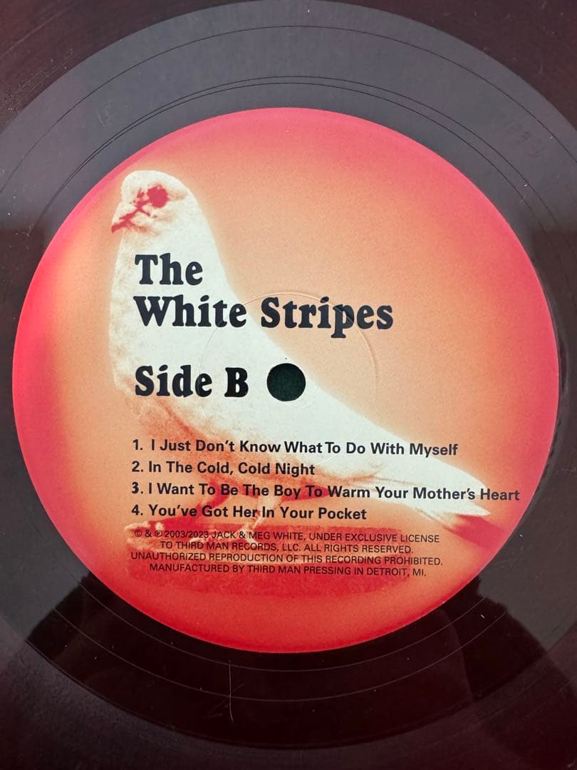 国内盤　THE WHITE STRIPES レコード　帯付き　限定　極美品