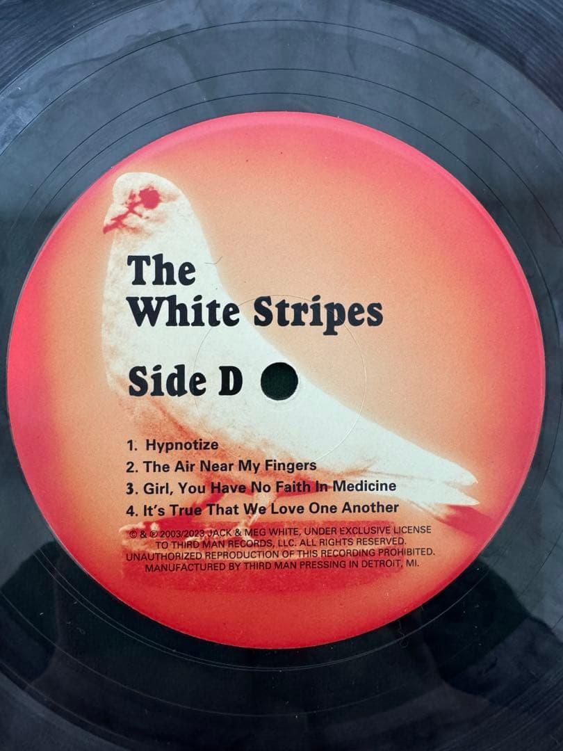 国内盤　THE WHITE STRIPES レコード　帯付き　限定　極美品