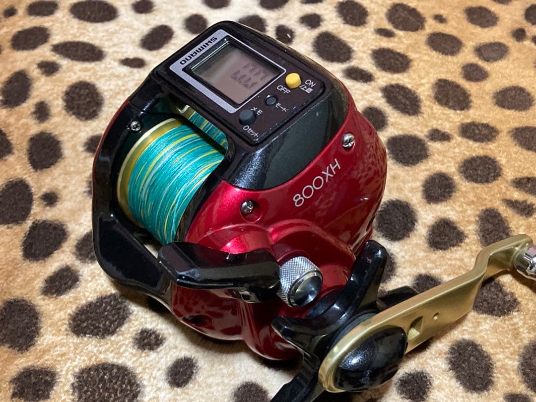 1 シマノ 純正 SLS 小船 800XH 両軸リール PEライン 船釣り太刀魚