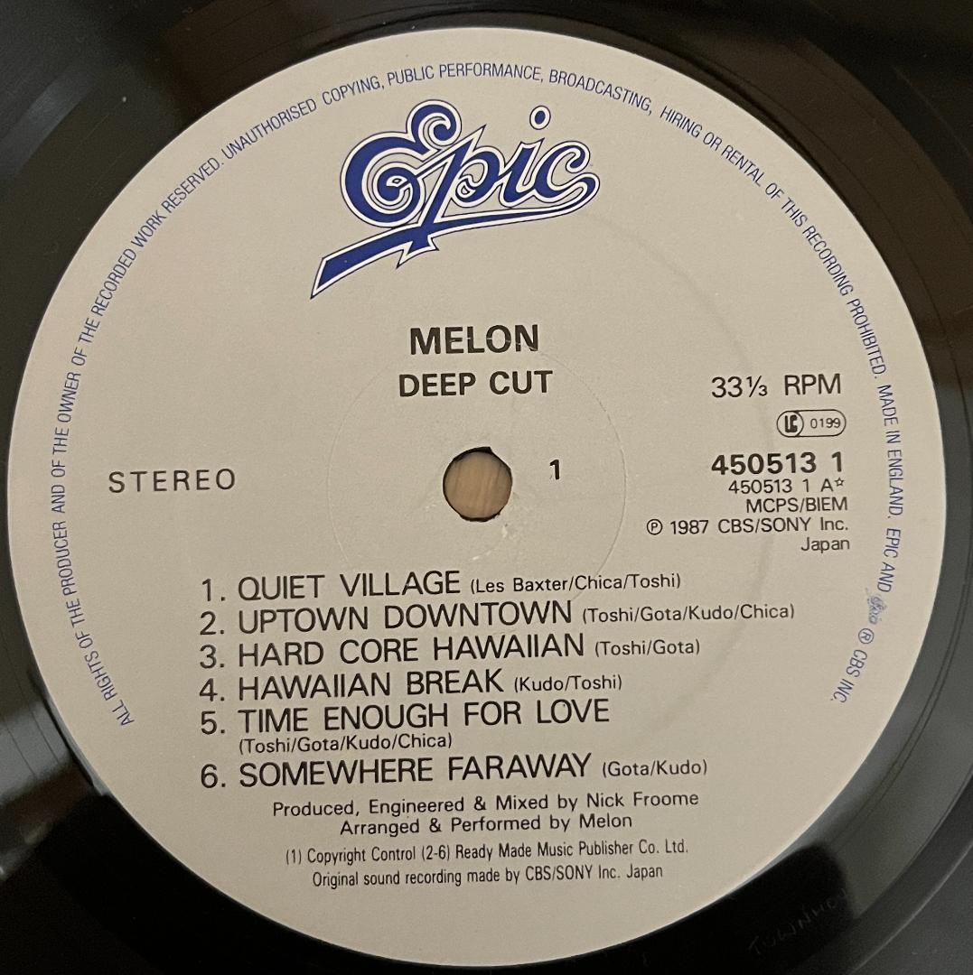 LP MELON DEEP CUT UK盤
