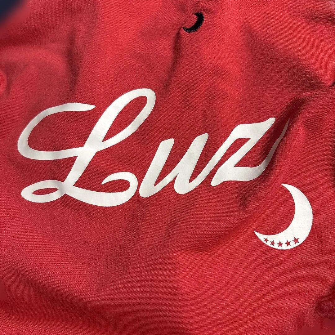 美品 LUZ e SOMBRA ルースイソンブラ ブラック レッド パーカー L