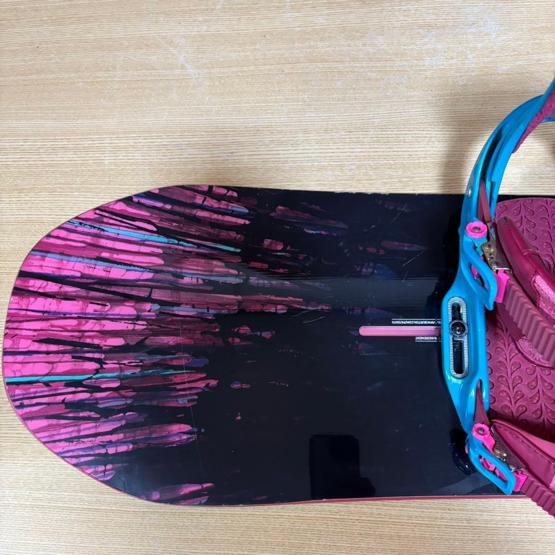 美品　BURTON バートン　フライングＶ　レディース　スノーボード　ブーツ無し