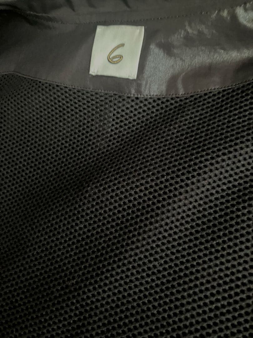 コットンフィッシングベスト　ブラック