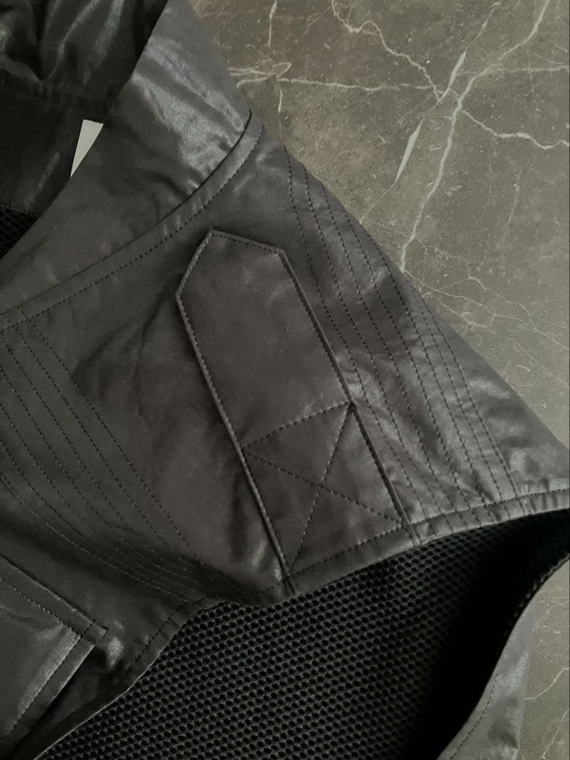 コットンフィッシングベスト　ブラック