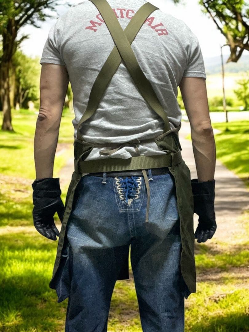 ジョンブル メーカーフッド ワークエプロン used サンプル B品 レア