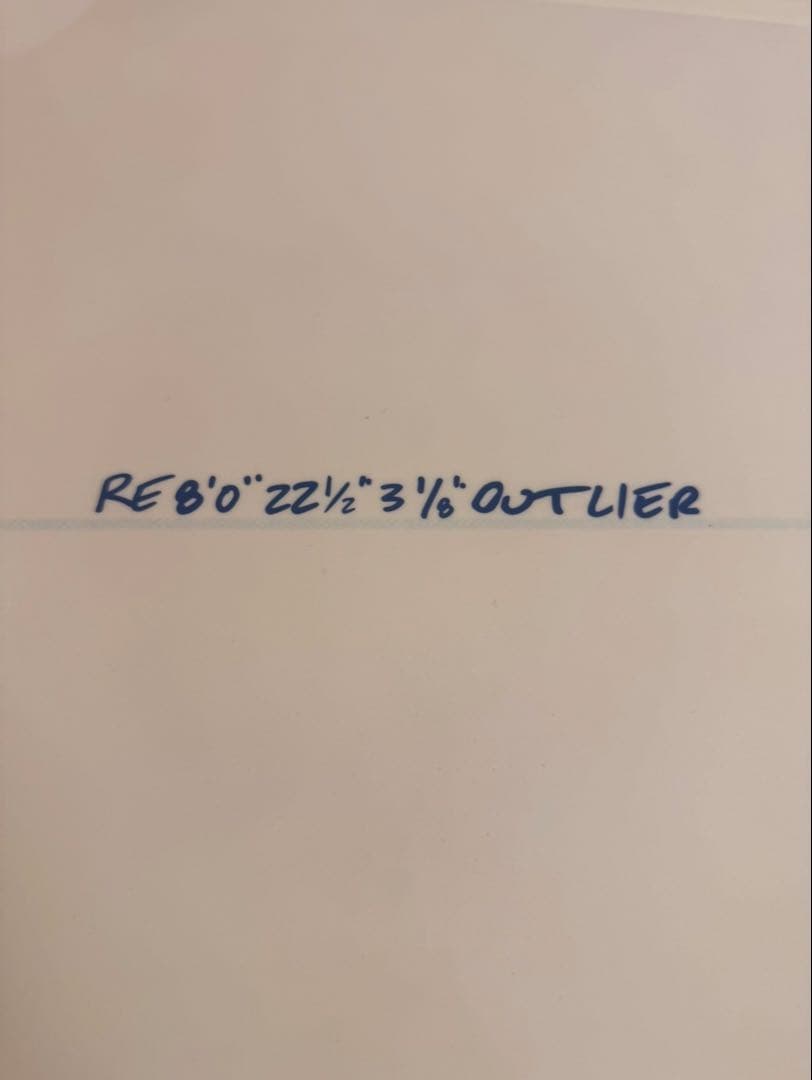 サンダーボルト ＣＪネルソン OUTLIER８ft ミッドレングス　おまけ付き