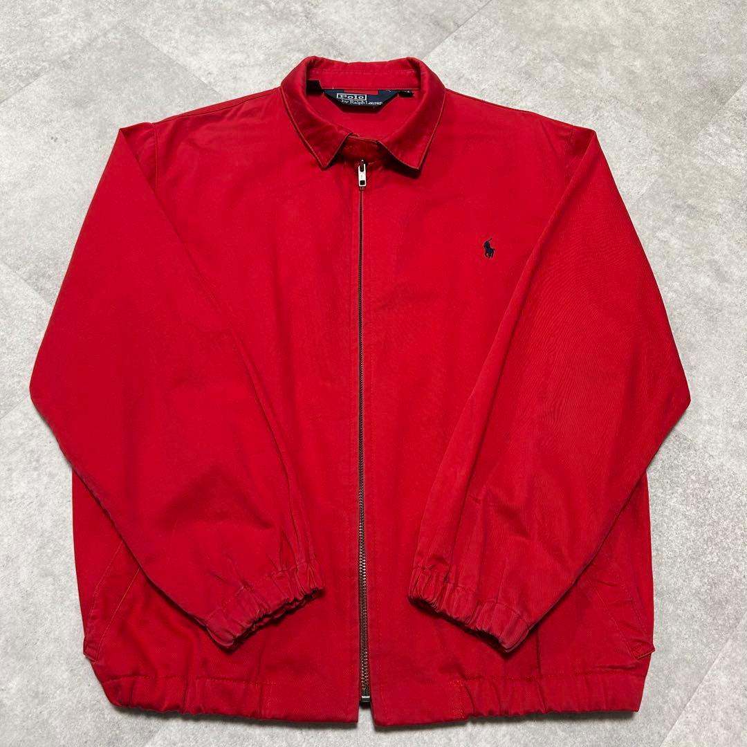 90s Polo スウィングトップ vintage 赤 ボックス ラルフ 激レア