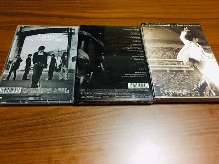 GLAY 10thAniLiveDVD + コラボsingle + 武道館DVD